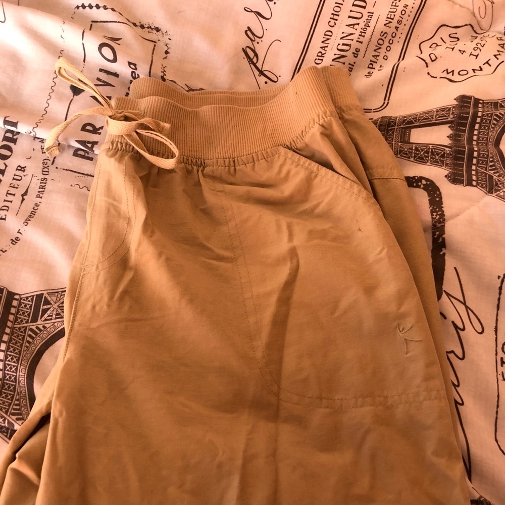 Cargo Tan Colored Pants. A few marks.
